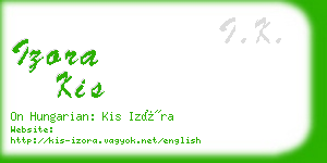 izora kis business card